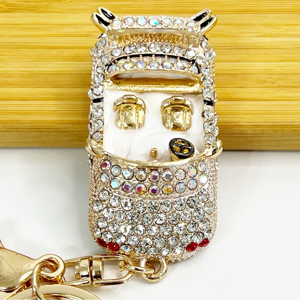 Luxury Bling Car Keychain | Rhinestone Crystal Key Ring - Picture 12 of 14